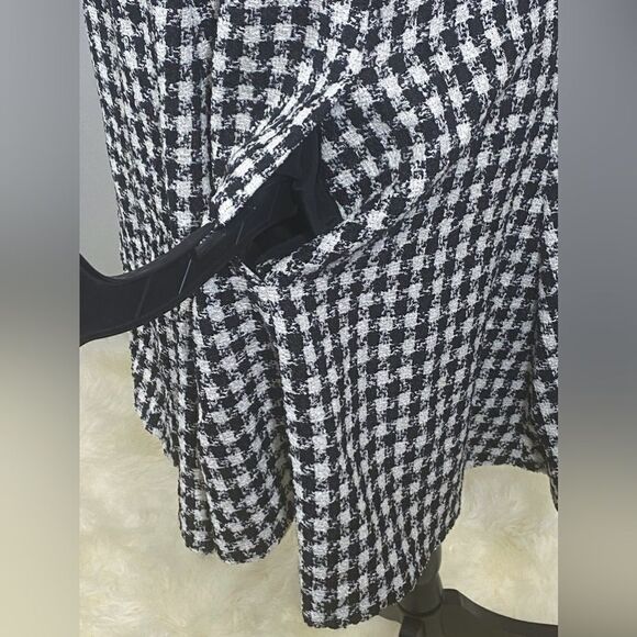 Versace Houndstooth Tweed Mini Dress size 48/us size 12 - Picture 11 of 16